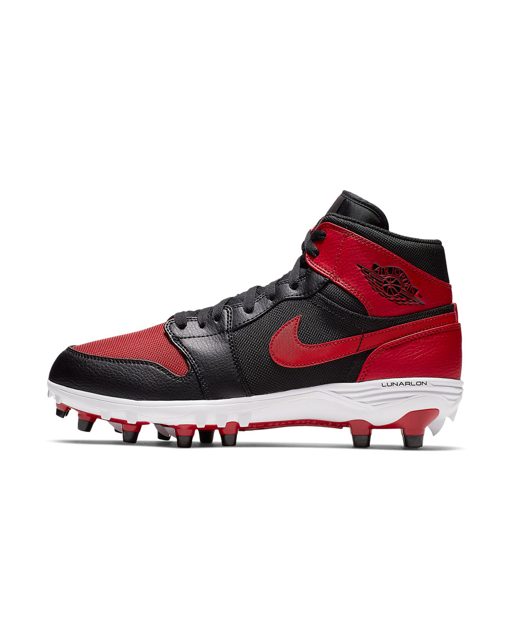 jordan football cleats red