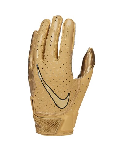 black and gold nike football gloves