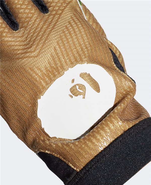 bape x adidas adizero 8.0 gloves green