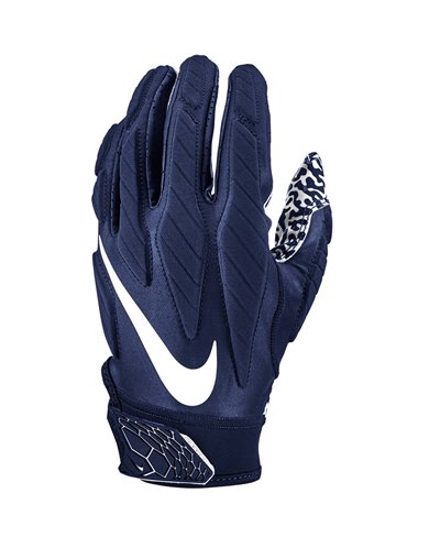 navy blue nike football gloves