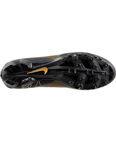 nike football shoes black and gold