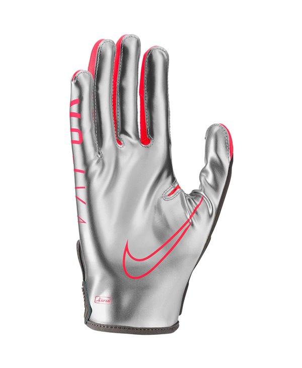 blue and white nike football gloves