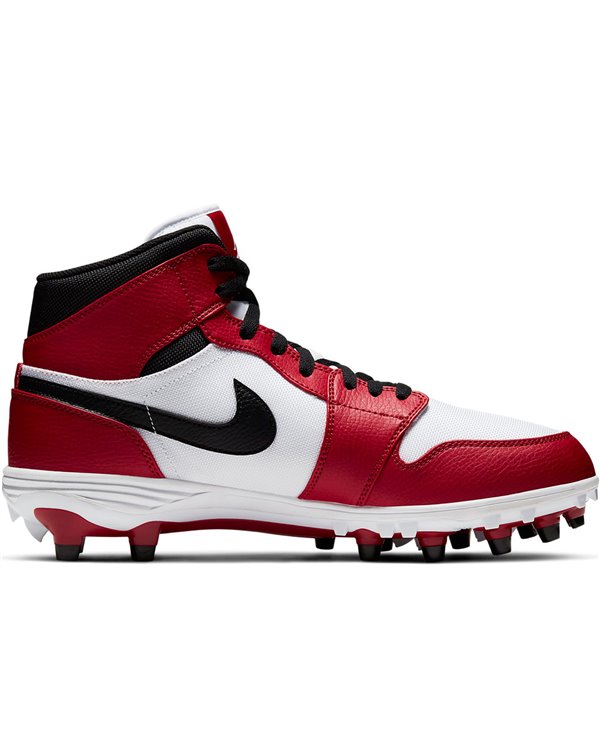 nike football cleats white and red