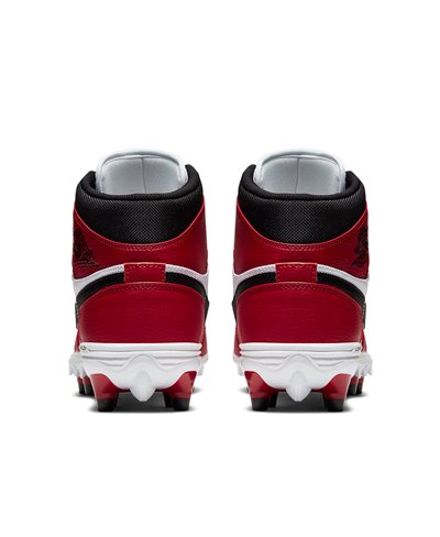 red black and white football cleats
