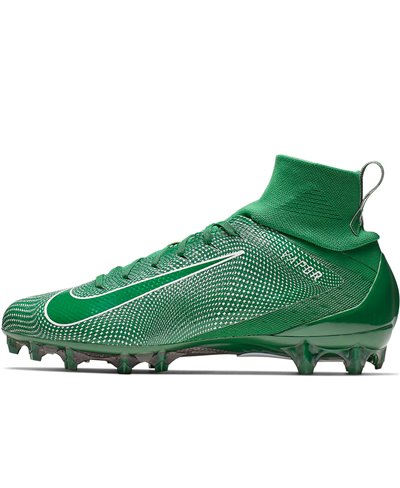 green and gold football cleats