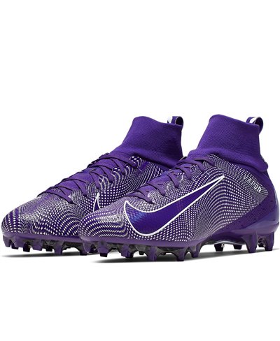 purple jordan football cleats