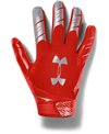 UA F7 Men's Football Gloves Dark Orange
