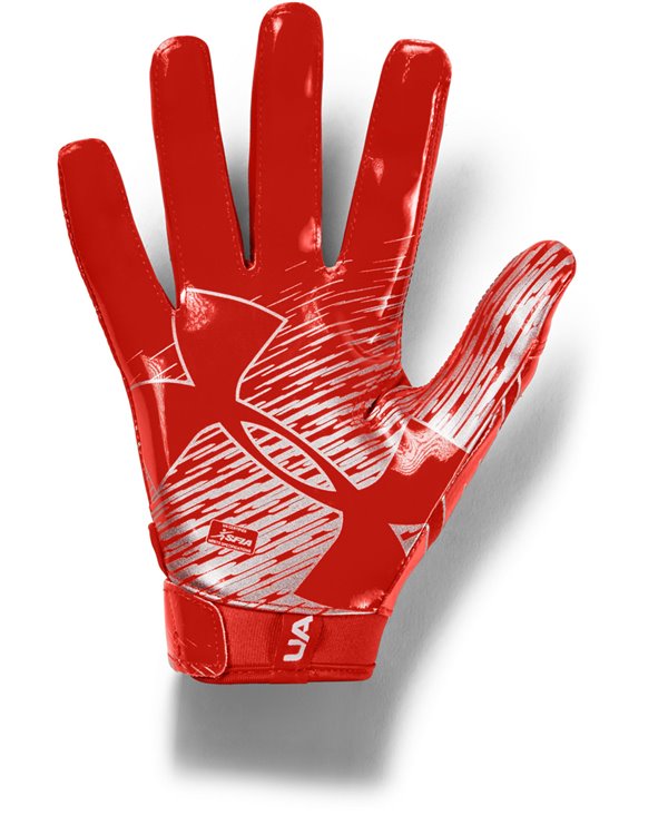 UA F7 Guantes Fútbol Americano para Hombre Dark Orange