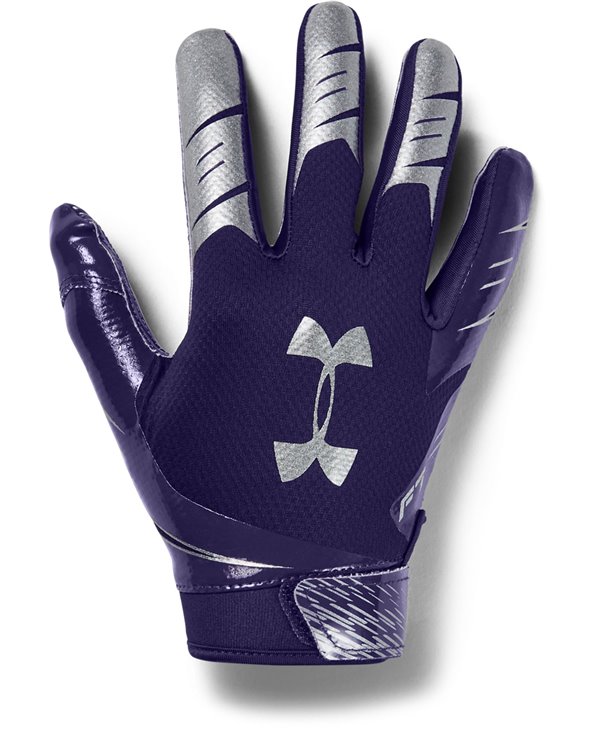 Under Armour UA F7 Men's Football Gloves Purple
