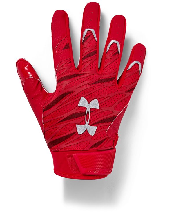 Under Armour UA Spotlight Men's Football Gloves Red