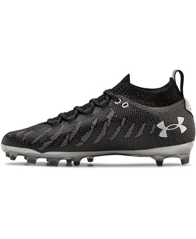men's ua spotlight suede mc football cleats black