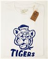 Men's Short Sleeve T-Shirt Brooklyn Tiger White