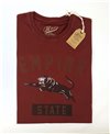 Men's Short Sleeve T-Shirt Empire State Bordeaux