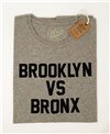 Men's Short Sleeve T-Shirt Brkln Vs Bronx Heather Grey
