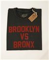 Men's Short Sleeve T-Shirt Brkln Vs Bronx Faded Black