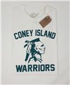 Men's Short Sleeve T-Shirt Coney Island White
