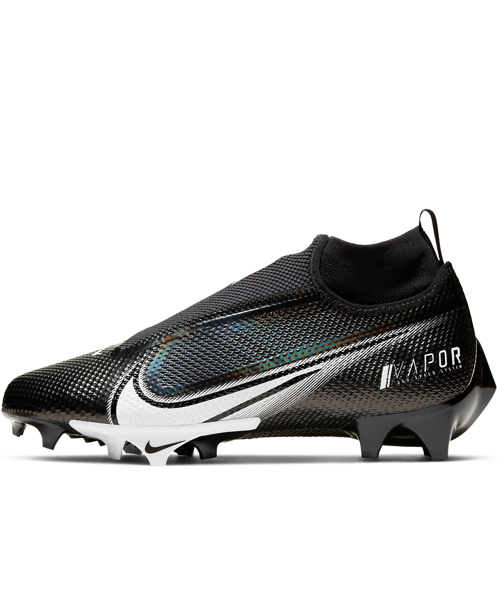 black vapor football cleats