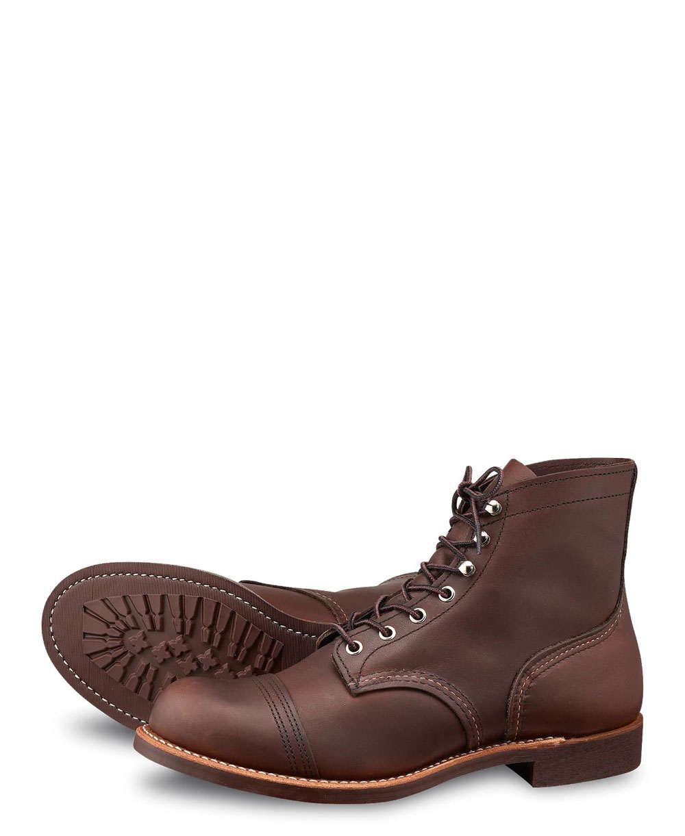 Red Wing Iron Ranger Stivali in Cuoio Uomo 8111