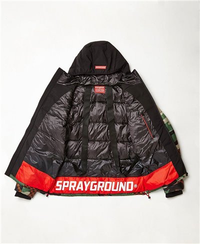 sprayground camo jacket