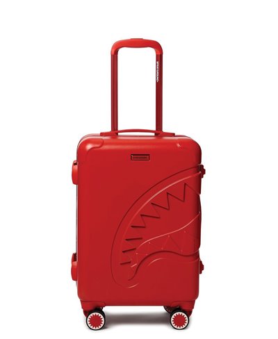 Maleta Sharkitecture Carry-On con 4 Ruedas Red con Candado TSA