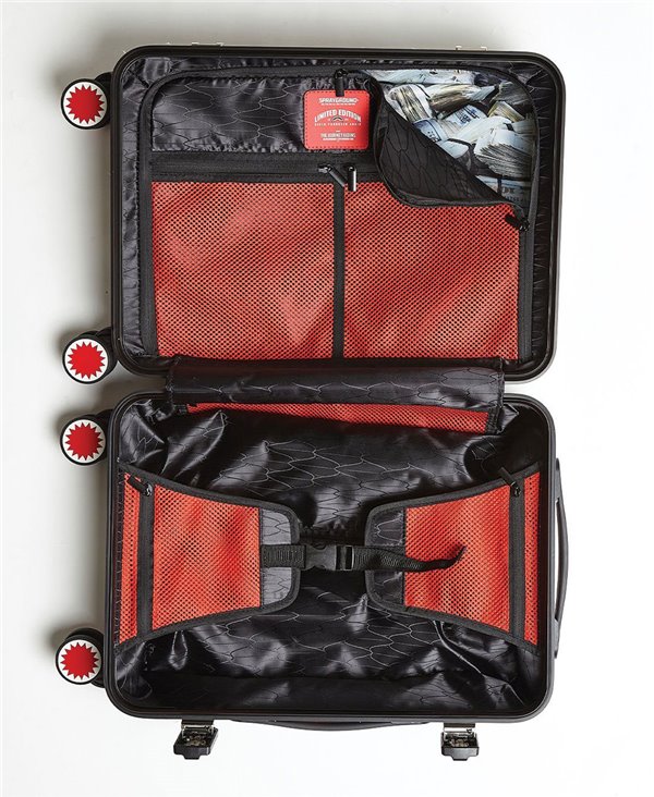 Valigia Sharkitecture Carry-On 4 Ruote Red con Lucchetto TSA