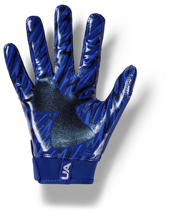 UA Spotlight Men's Football Gloves Royal