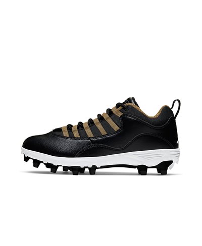 gold jordan football cleats