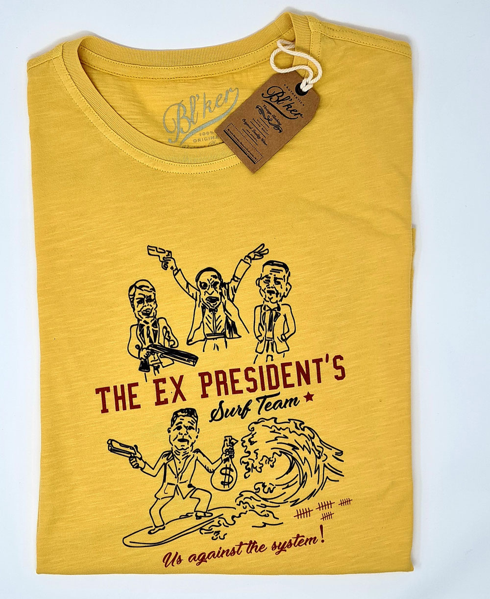 Ex President T-Shirt à Manches Courtes Homme Yellow