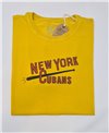 New York Cubans T-Shirt Manica Corta Uomo Yellow