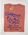Men's Short Sleeve T-Shirt Motel California Red