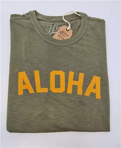 Aloha T-Shirt à Manches Courtes Homme Military Green