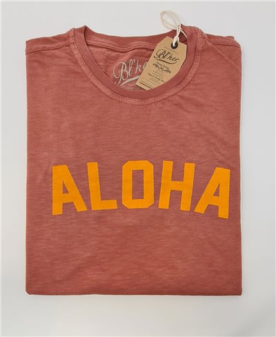 Aloha T-Shirt Manica Corta Uomo Red