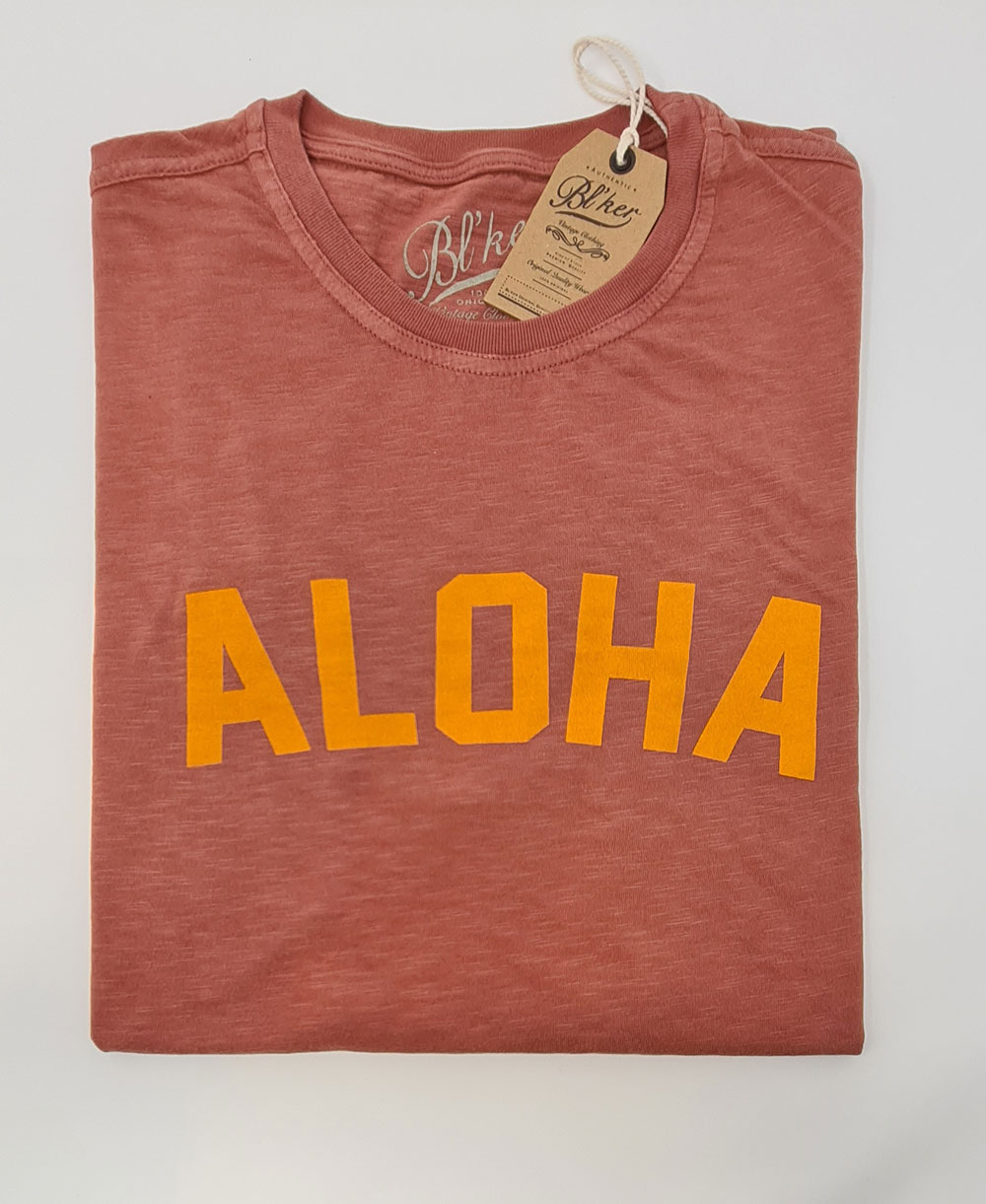 Aloha T-Shirt à Manches Courtes Homme Red