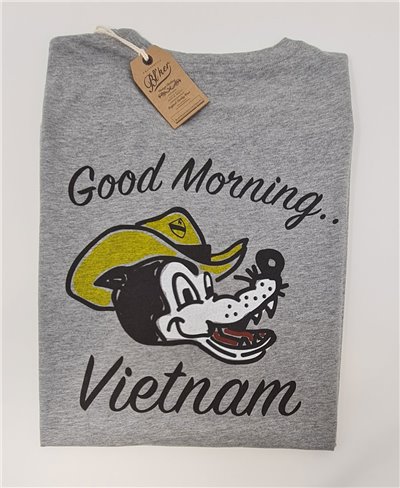 Good Morning Vietnam T-Shirt à Manches Courtes Homme Heather Grey