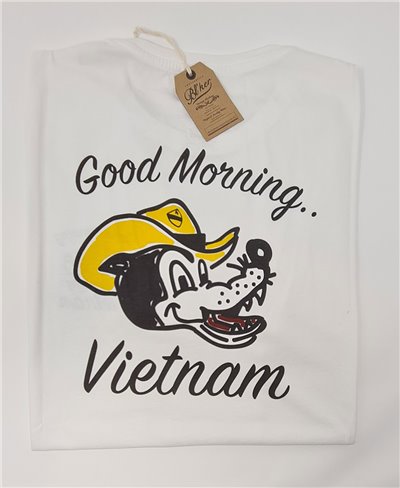 Men's Short Sleeve T-Shirt Good Morning Vietnam White