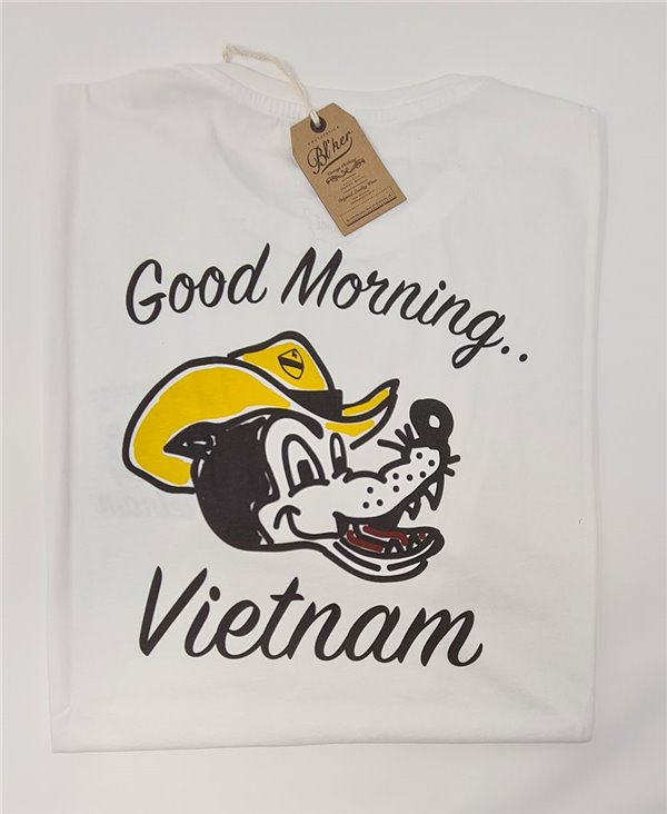 Good Morning Vietnam Camiseta Manga Corta para Hombre White