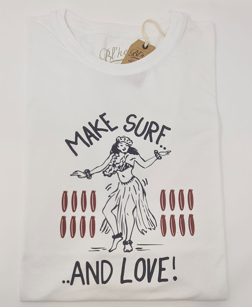 Make Surf T-Shirt à Manches Courtes Homme White