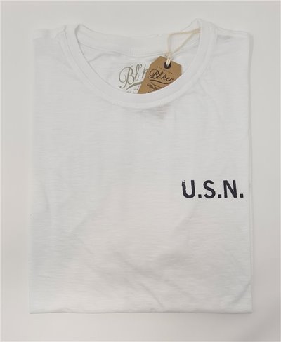 Herren Kurzarm T-Shirt USN 2021 White