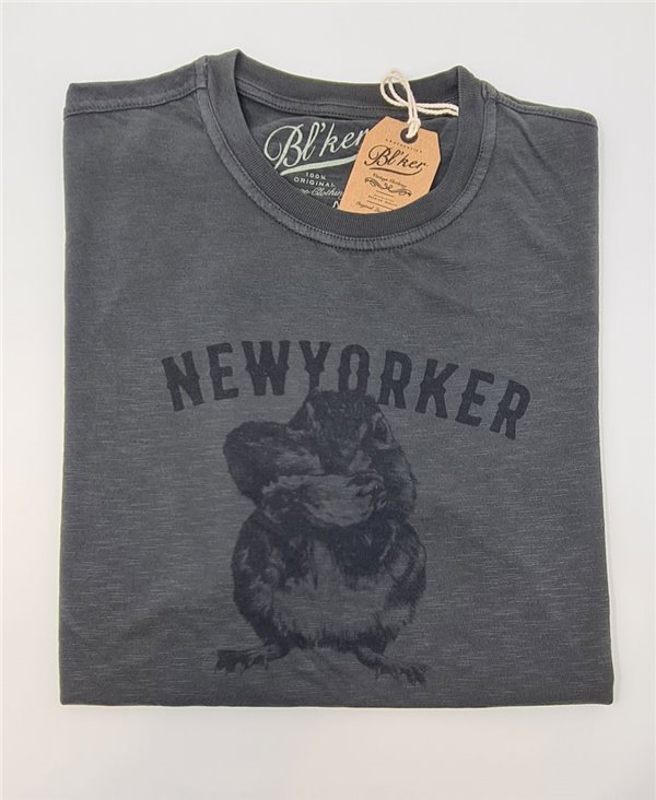 New Yorker Chesnut T-Shirt à Manches Courtes Homme Faded Black