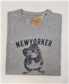 New Yorker Chesnut Camiseta Manga Corta para Hombre Heather Grey