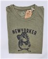 New Yorker Chesnut Camiseta Manga Corta para Hombre Military Green
