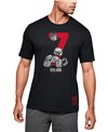 Men's Short Sleeve T-Shirt UA TB12 7 Rings Black