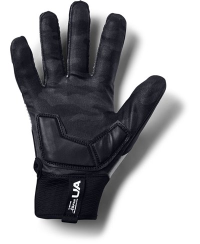 UA Combat - NFL Men's Football Gloves Black/White