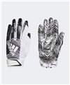 Adizero 9.0 Zubaz Gants Football Américain Homme White/Black