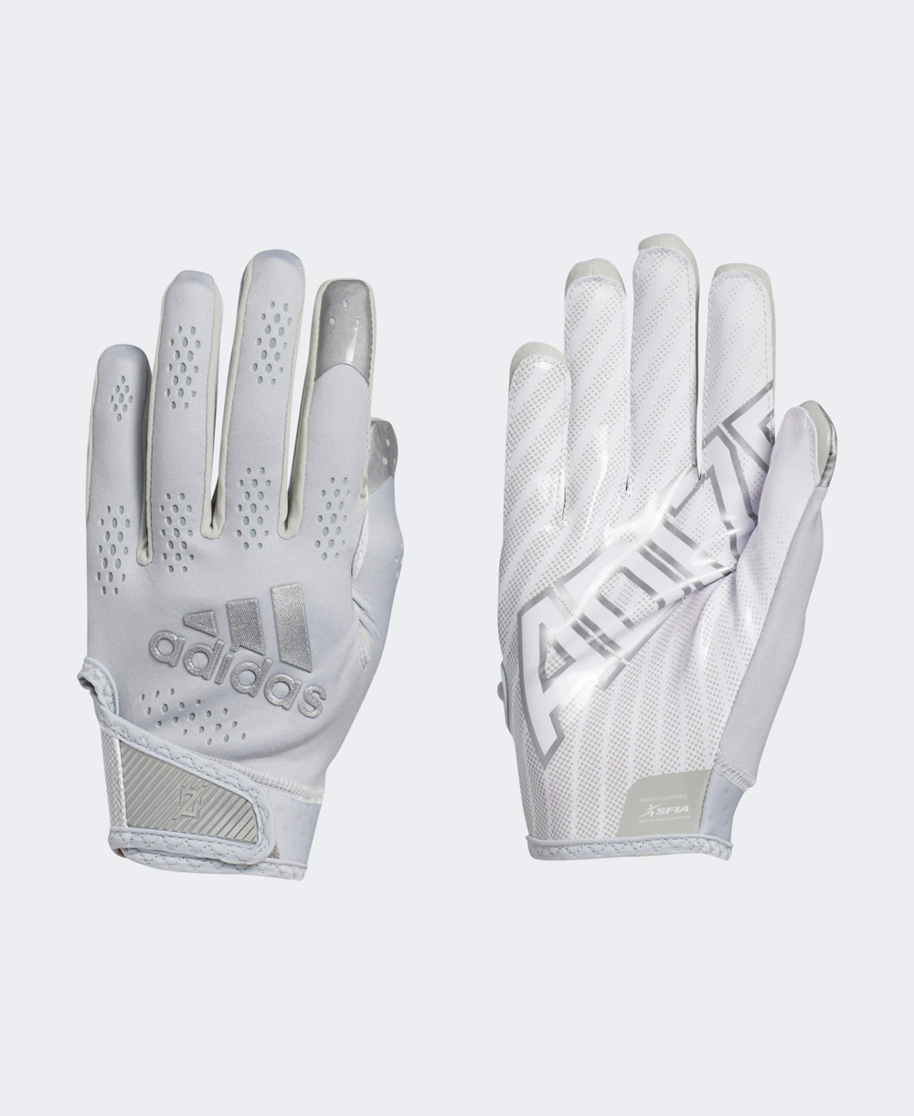 Adidas Adizero 11 Turbo Guanti Football Americano Uomo Grey