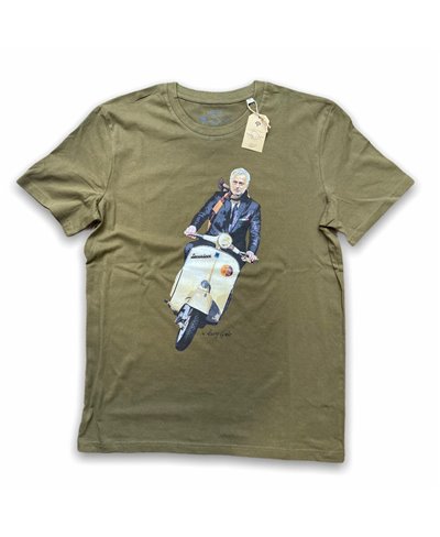 Mourinho Special One T-Shirt Manica Corta Uomo Military Green pstrongBl'ker - Camiseta para homem modelo Mourinho Special One/st