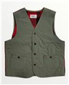 Men's Vest Carter Green/Check Red