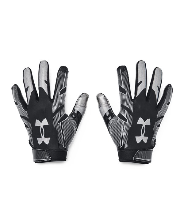 UA F8 American Football Handschuhe Black