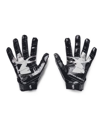 UA F8 Gants Football Américain Black