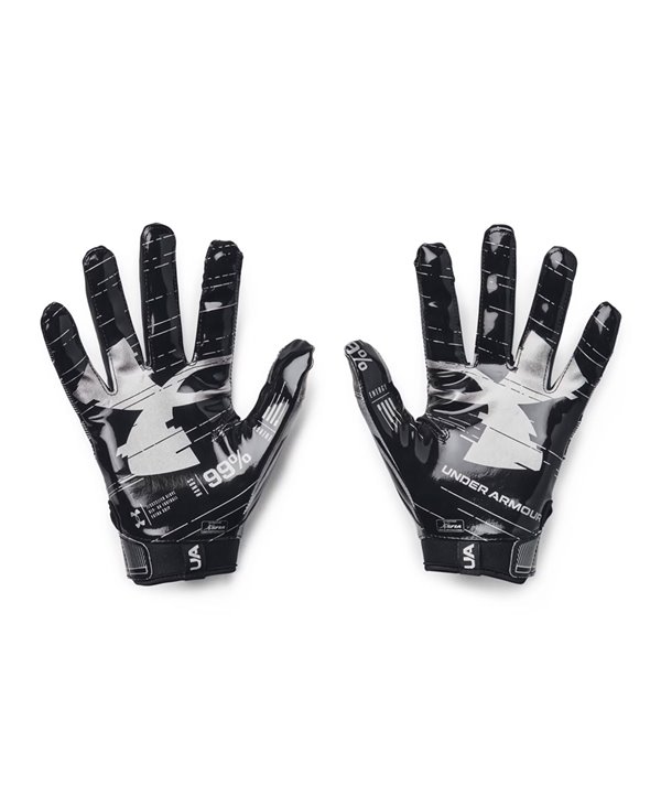 UA F8 American Football Handschuhe Black